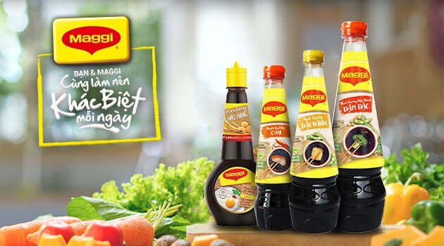 Gia đình Nestlé thông tin về sản phẩm nước tương maggi.