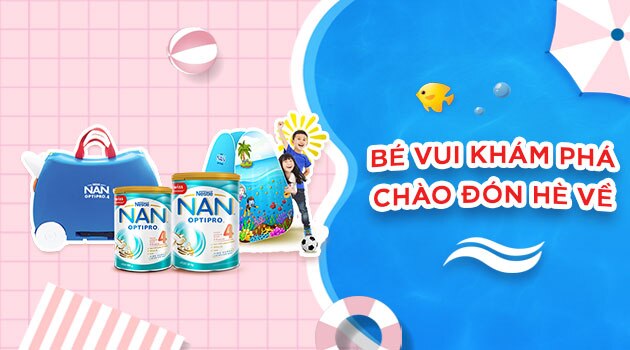 Chương trình khuyến mãi NAN Optipro: Mua sữa chính hãng được tặng quà sang