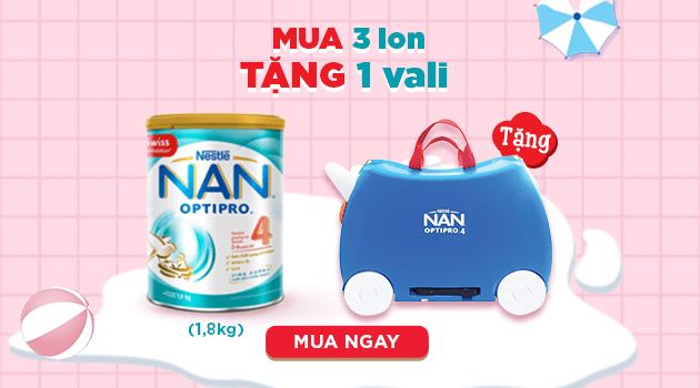 Rinh ngay quà tặng xinh xắn từ Nestlé khi mua sữa NAN chính hãng