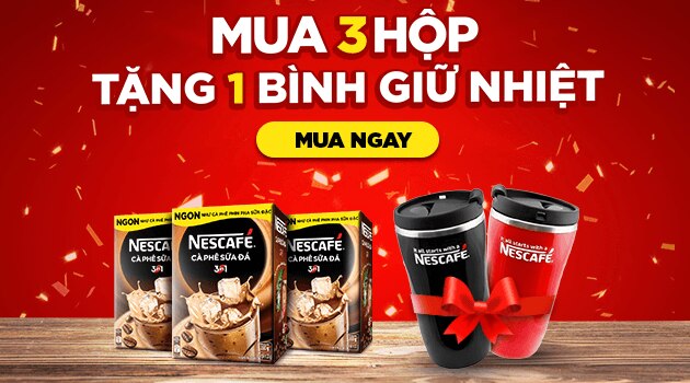 NESCAFÉ thơm ngon đậm đà và nhận ngay quà tặng mùa hè cực cool