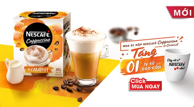 Khuyến mãi NESCAFÉ Cappuccino: Thử vị mới, nhận quà siêu mê