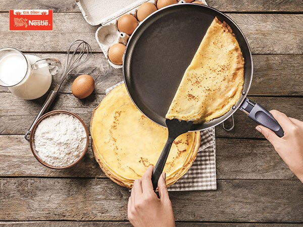Bánh crepe là món ăn vừa túi tiền vừa giàu dinh dưỡng và cần thiết cho cơ thể