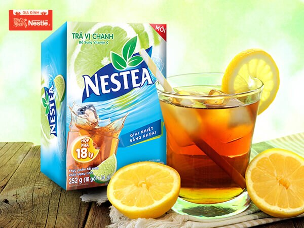 2.Trà NESTEA Chanh gừng nóng