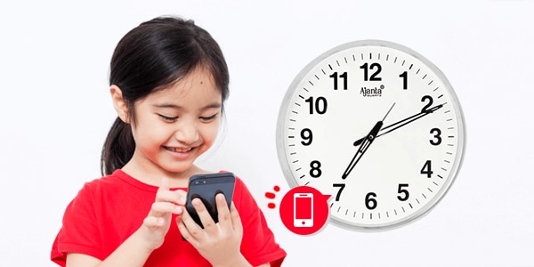 Quy định khoảng thời gian con được phép dùng điện thoại