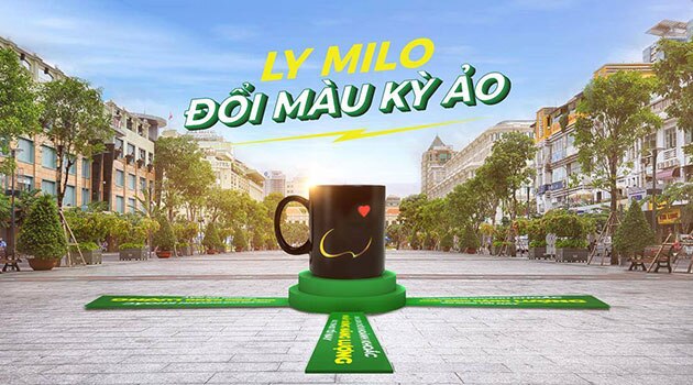 Mua MILO tặng ly đổi màu kỳ ảo