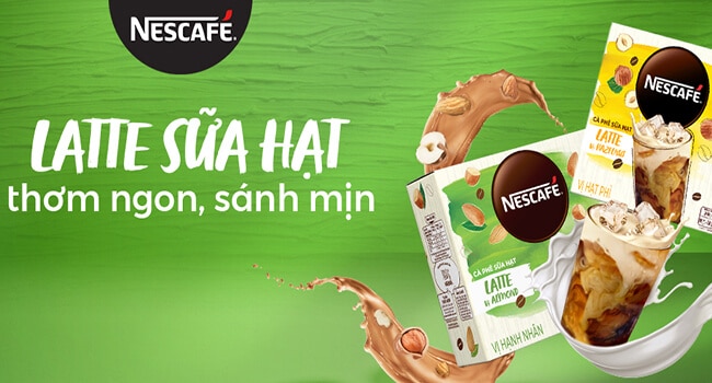 NESCAFÉ Latte sữa hạt chính thức ra mắt