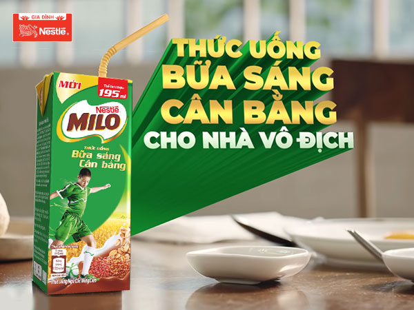 Uống Nestlé MILO mỗi ngày giúp bổ sung năng lượng và dưỡng chất cho trẻ