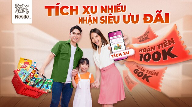 Mua Nhiều Nhận Siêu Ưu Đãi Với Gia Đình Nestlé Trên Momo