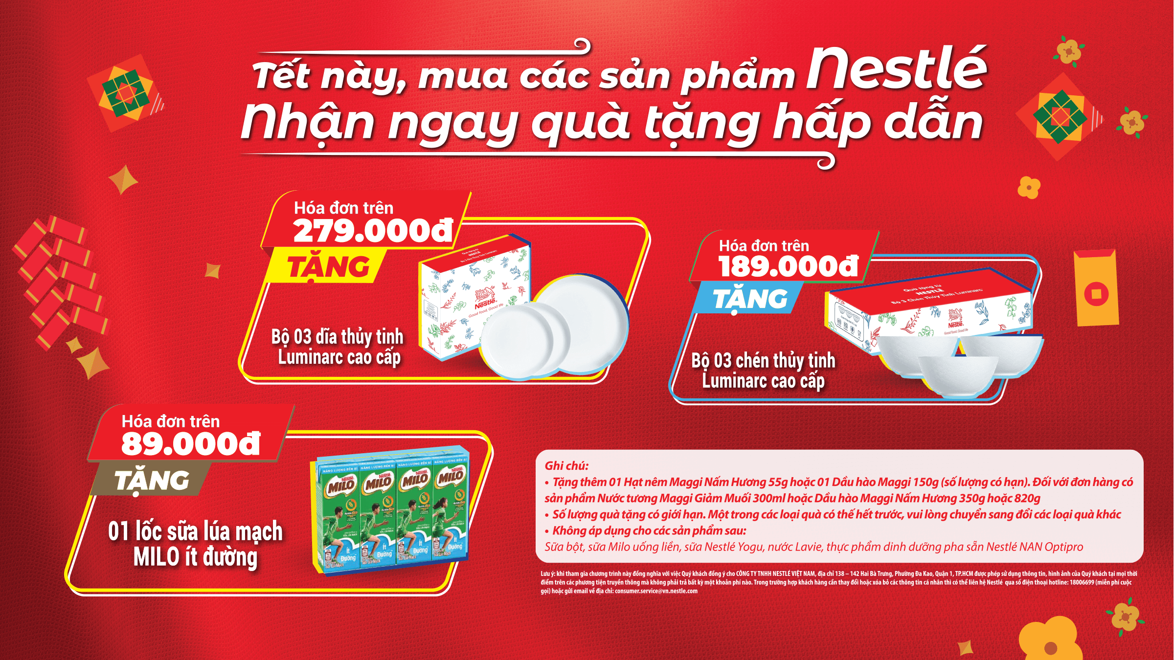 Mua Nestlé chúc sức khỏe người thân, nhận ngay quà tinh tế 