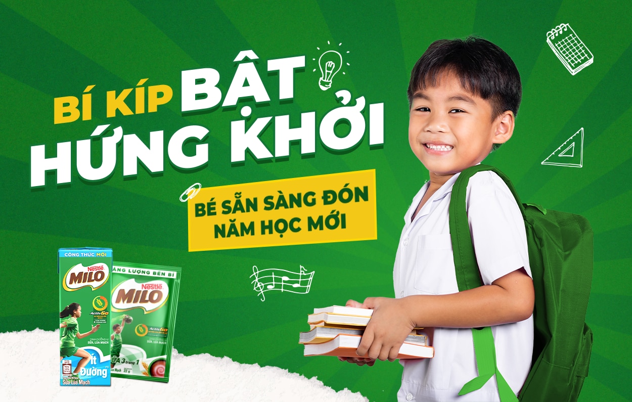 Khởi động năm học mới với bí quyết vừa học vừa chơi từ Milo